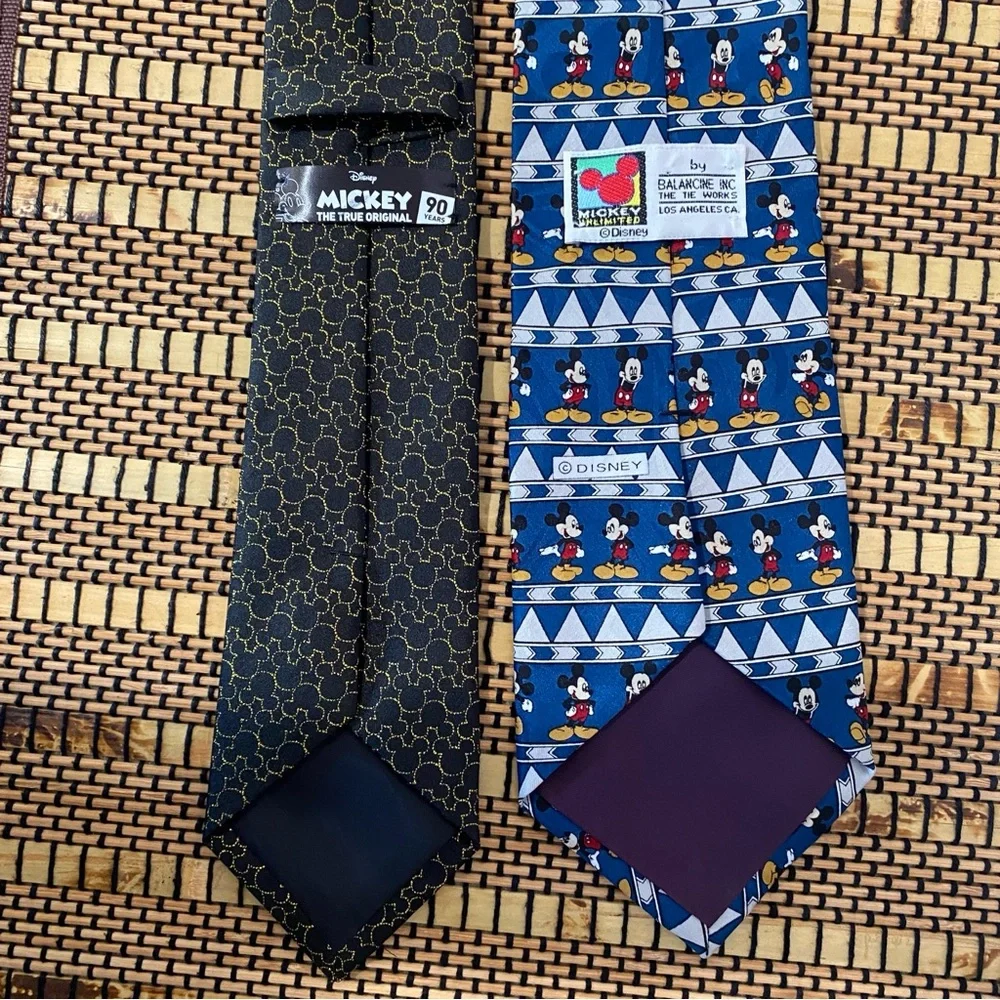 Disney Mickey Men's Tie Lots‎ of 2